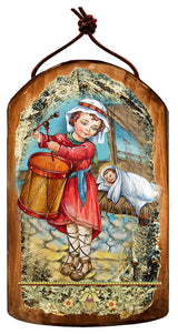 Icon Drummer Wooden Ornament