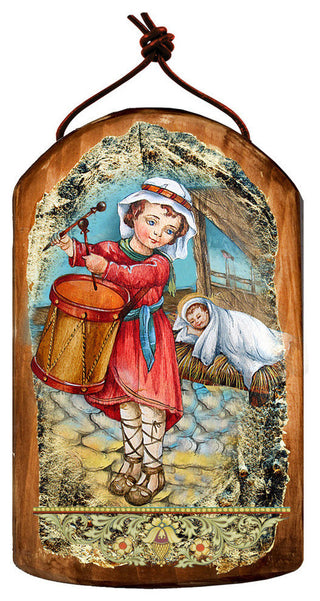 Icon Drummer Wooden Ornament