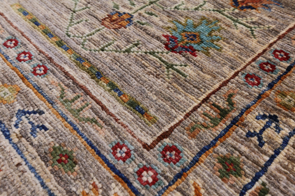 Persian Hand Knotted Wool Rug 5' 0" X 6' 5" - Q12479