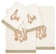 Linum Home Textiles 100% Turkish Cotton AARON 4PC Embellished Towel Set