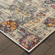 8??11??Ivory Distressed Medallion Area Rug