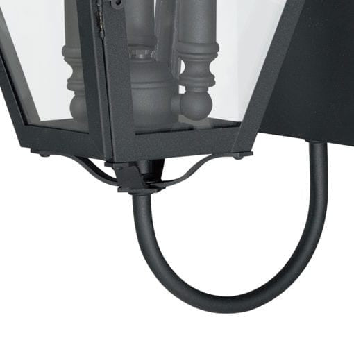 Nottingham 9-in Outdoor Wall Light Textured Black