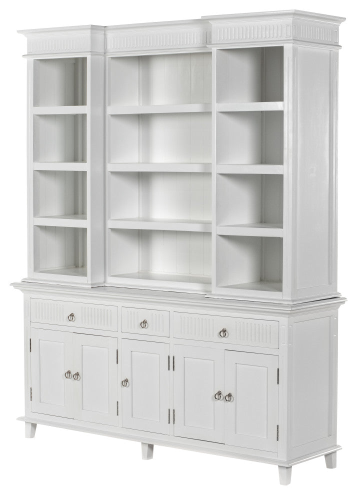 Kitchen Hutch Cabinet with 5 Doors 3 Drawers