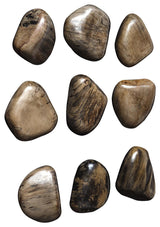 Uttermost 04323 Pebbles 5" Tall Wood Minerals and Rocks Sculpture - Walnut