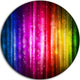 Glowing Background, Abstract Disc Metal Wall Art, 11"