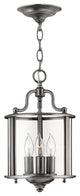 Hinkley Gentry Foyer Small Single Tier, Pewter
