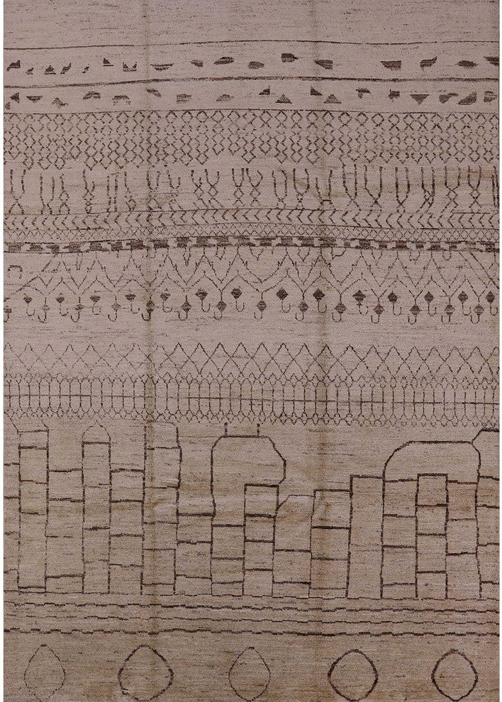 Ahgly Company Indoor Rectangle Mid-Century Modern Area Rugs, 6' x 9'