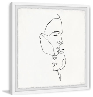 "Warm Embrace" Framed Painting Print, 32x32