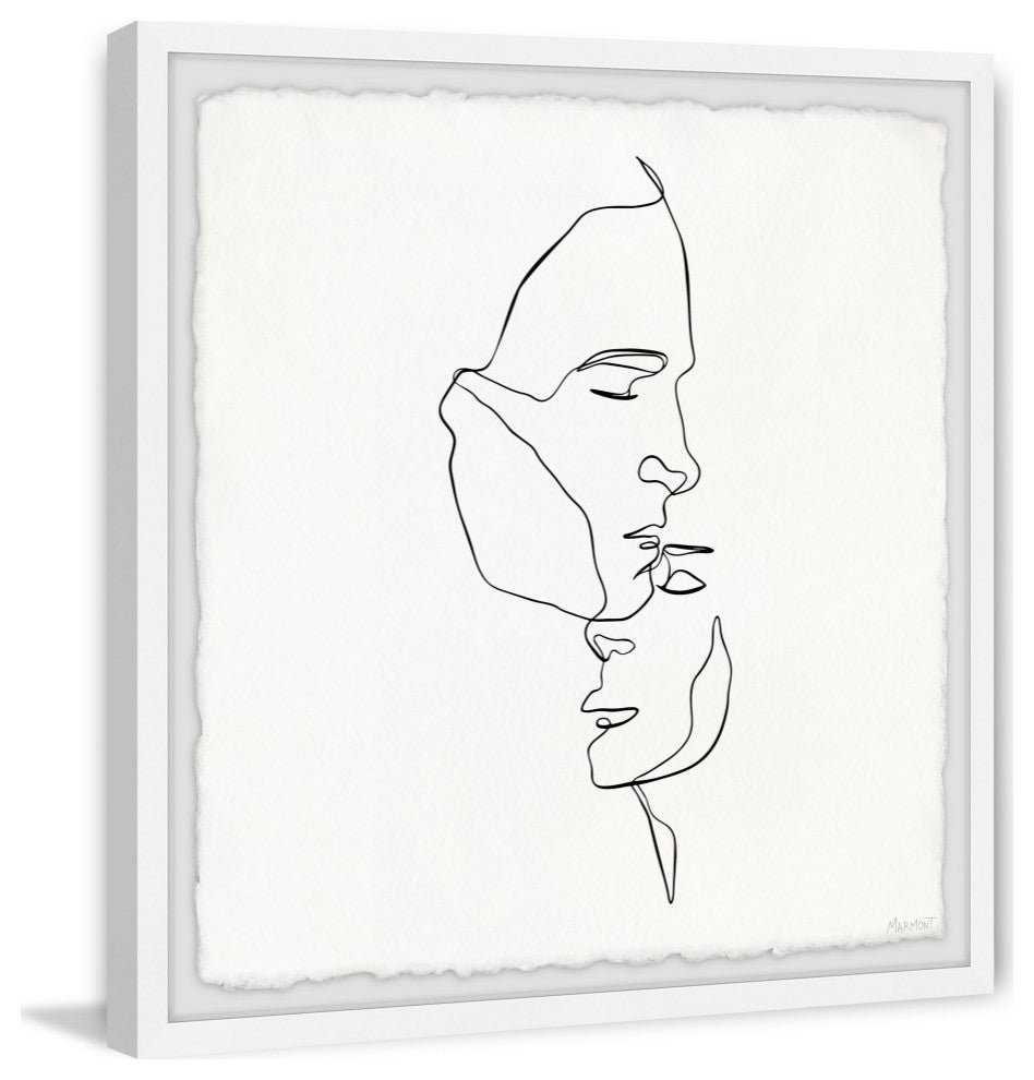 "Warm Embrace" Framed Painting Print, 32x32