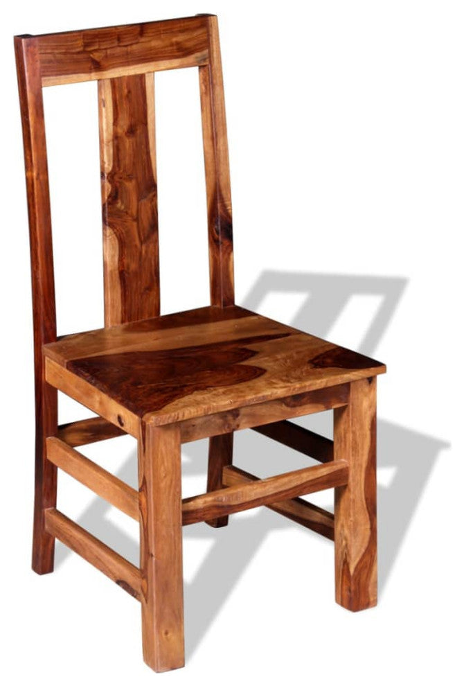 vidaXL Dining Chairs 4 pcs Solid Sheesham Wood