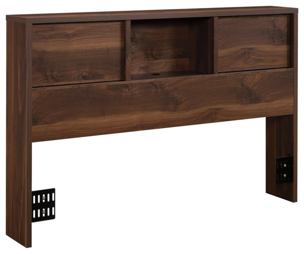 Sauder Harvey Park Engineered Wood Full/Queen Headboard in Grand Walnut
