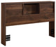 Sauder Harvey Park Engineered Wood Full/Queen Headboard in Grand Walnut
