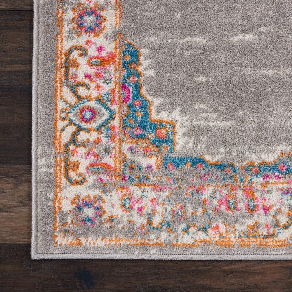 Nourison Passion 12' x 18' Grey Bohemian Indoor Area Rug