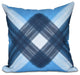 String Art, Geometric Print Pillow, Blue, 16"x16"