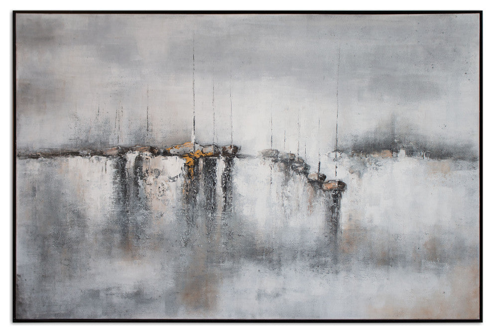 Hushed Breeze, Framed Hand Painted Canvas