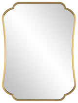 Uttermost 09904 Athena Brushed Brass Mirror
