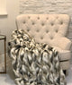 Plutus Tibet Faux Fox Handmade Throw Blanket, 48 X 60