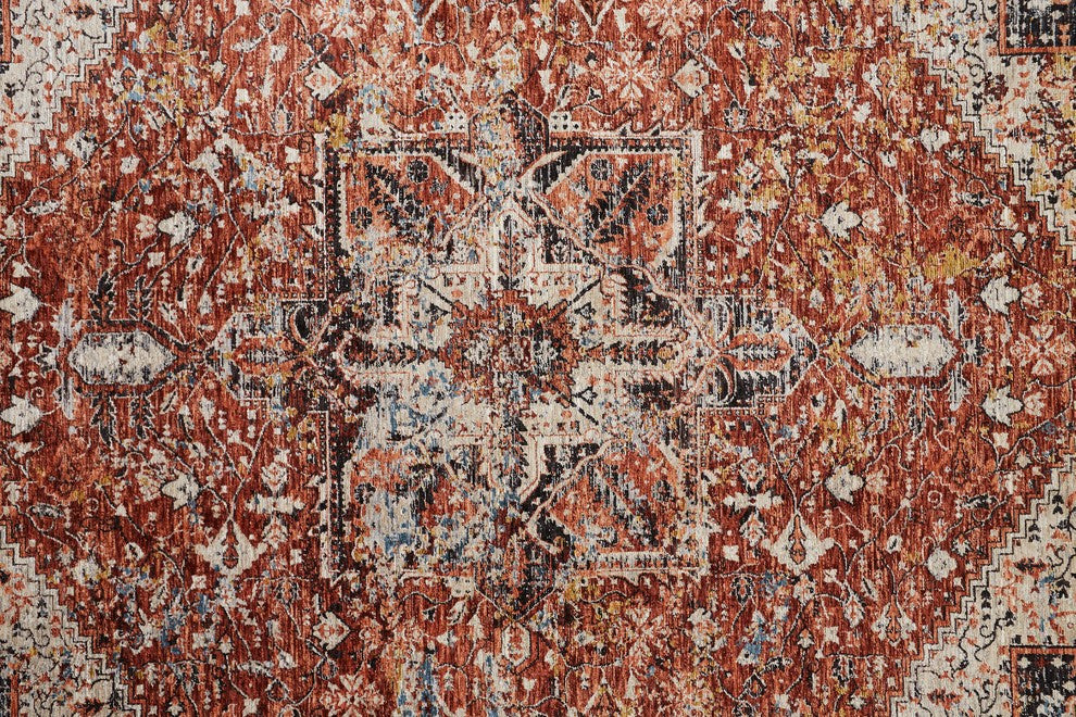 Weave & Wander Ennis Rust 7'10"x10' Rug