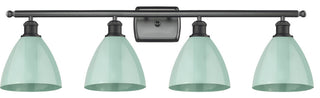 Innovations 516-4W-BK-MBD-75-SF 4 Light Bath Vanity Light, Matte Black