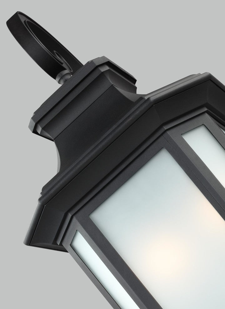 Generation Lighting Lighting Large 1-Light Outdoor Lantern, Black