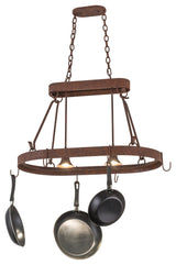 32"L Harmony 2 Light Pot Rack