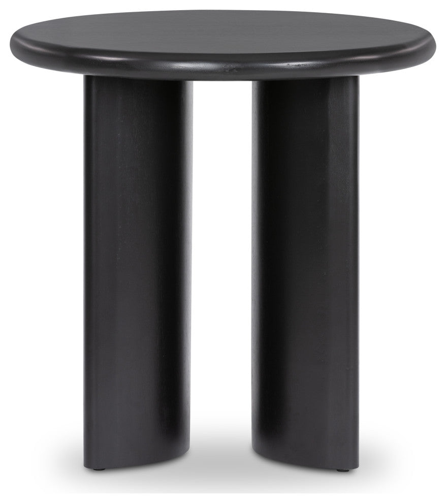 Paden End Table-Aged Black Acacia