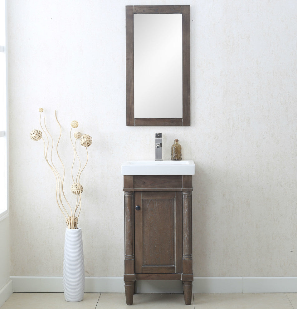 Marjorie Vanity, Weathered, 18"