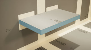 The Original™ Floating Shower Bench Kit with wedi, 12x84