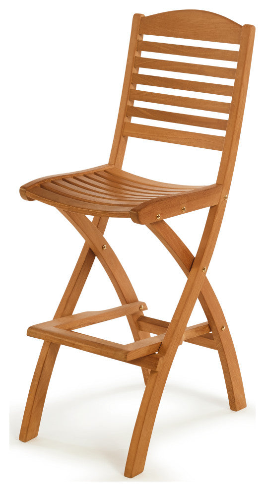Teak Folding Bar Chair Manhattan