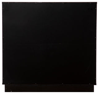 Back view of cabinet on dark background; not a lifestyle or white background.