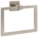 Vlora Bath Series, Towel Ring, Satin Nickel