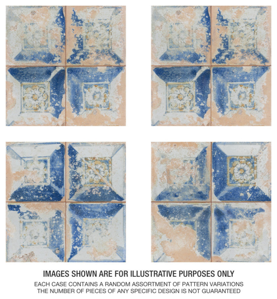 Kings Luxe Heritage Square Ceramic Floor and Wall Tile