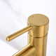 Luxier BSH03-S Single-Handle Bathroom Faucet with Drain, Brushed Gold