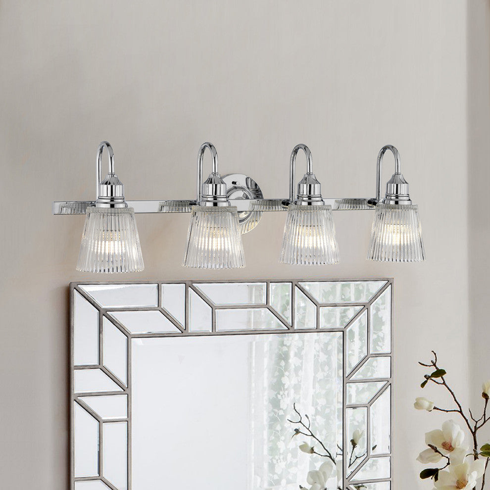 Sawgrass 4 Light Bath Bar in Gold