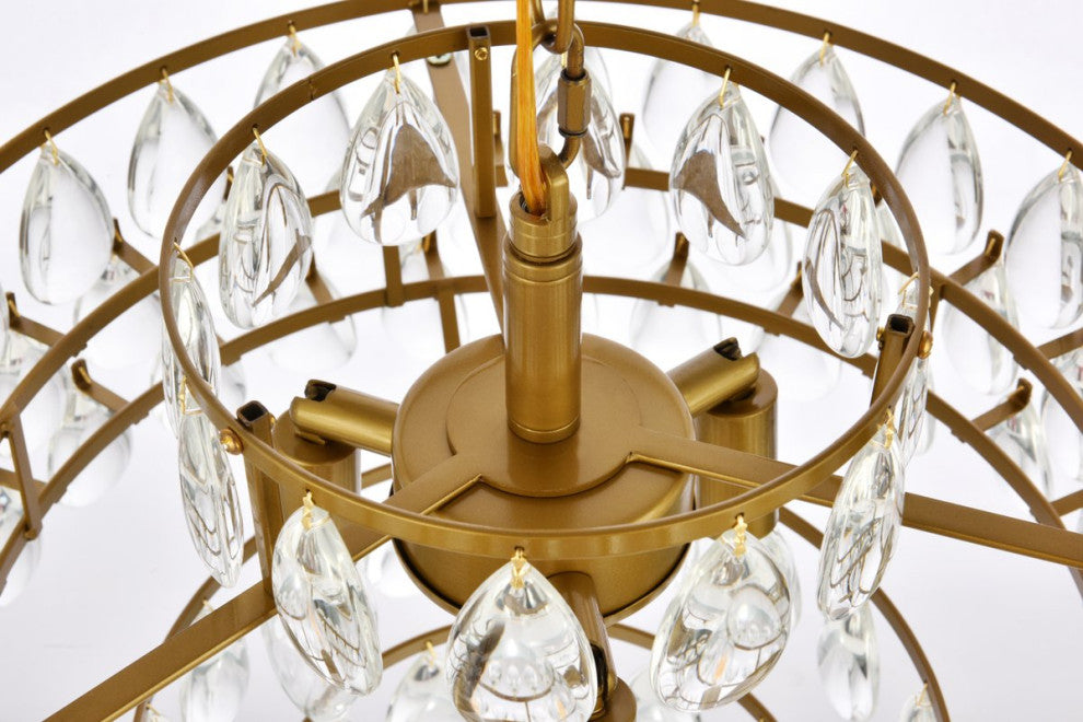 Murphy 16" Pendant, Brass