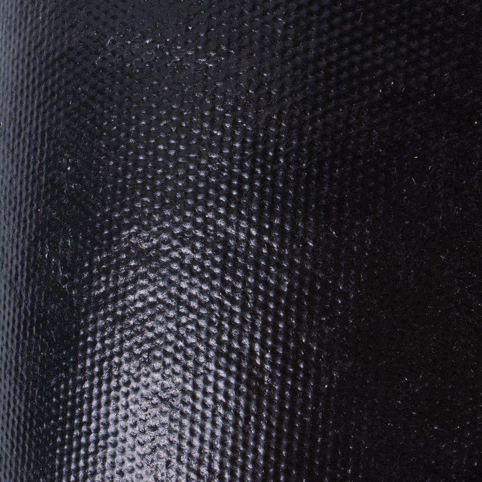 Black Hello Doormat