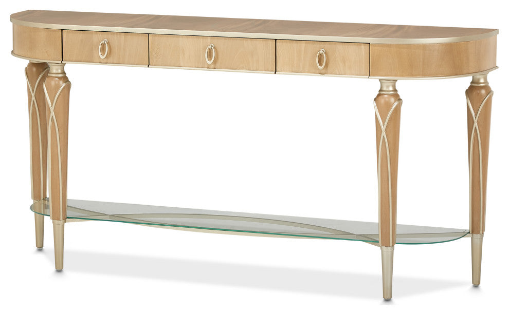 Villa Cherie Console Table - Caramel