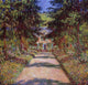 Claude Oscar Monet The Main Path at Giverny, 20"x20" Wall Decal