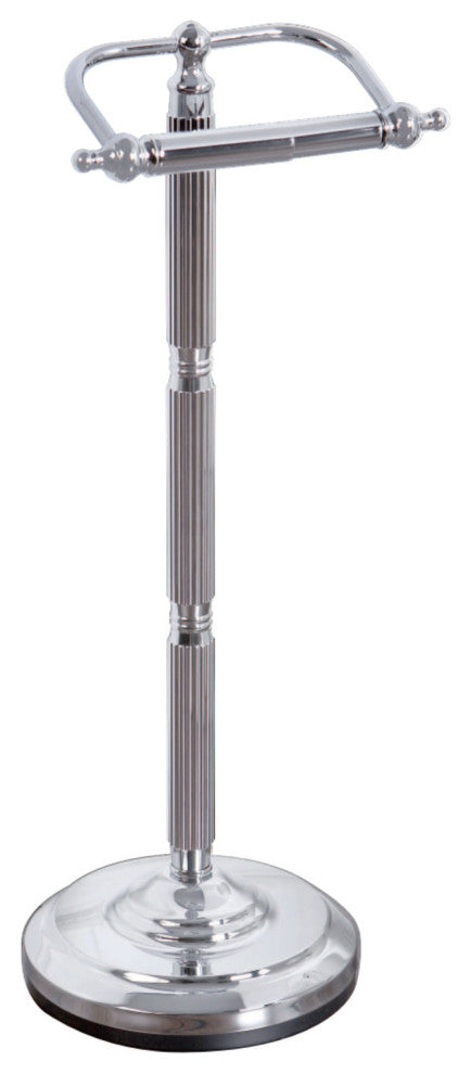 Kingston Brass Freestanding Toilet Paper Holder, Polished Chrome