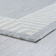 Elgin Transitional Striped Border Gray/Cream Indoor/Outdoor Area Rug, 8'x10'
