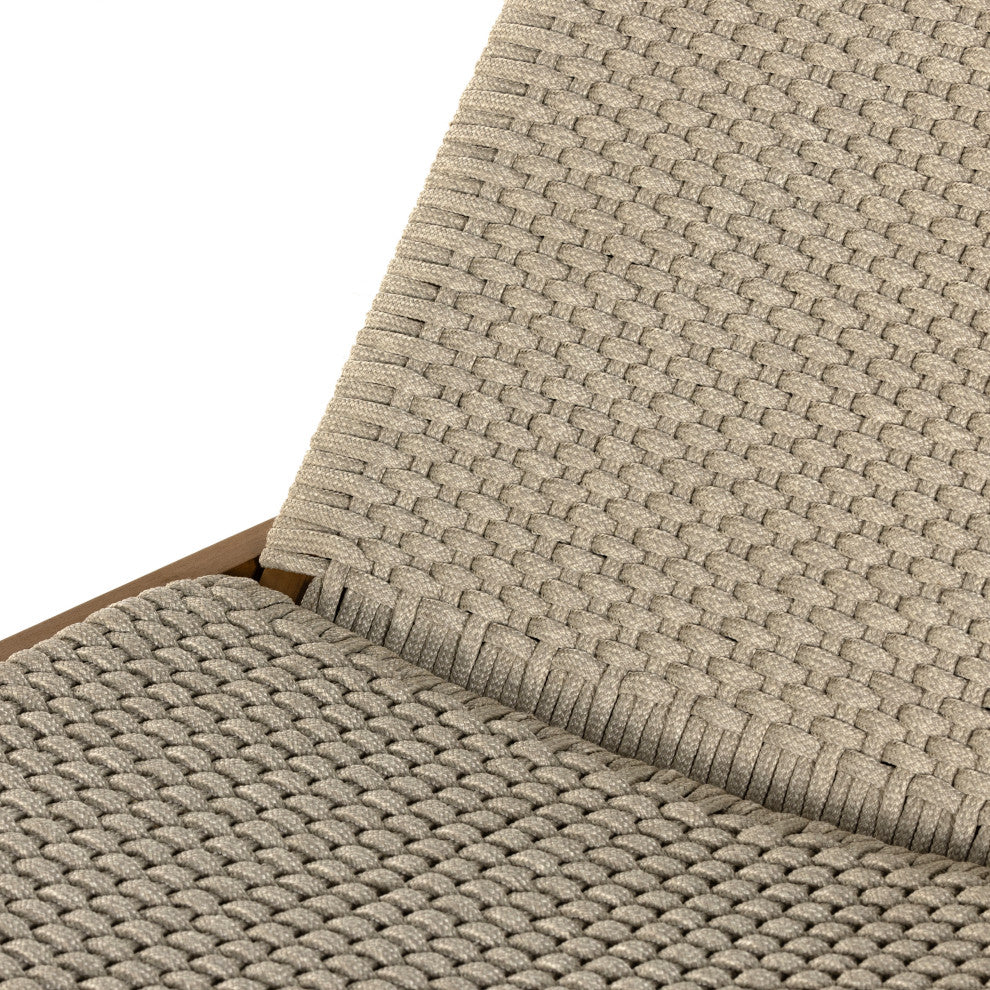 Delano Outdoor Chaise Lounge-Natural