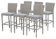 6 Coast Barstools with Back Vanilla Creme