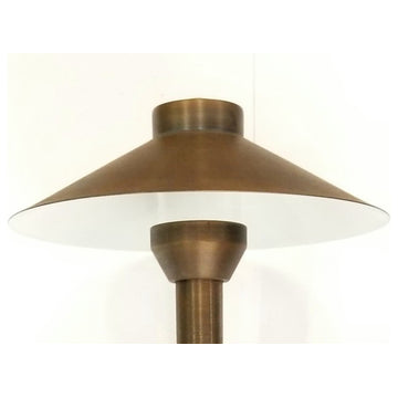 Brass Mushroom Light Low Voltage Landscape Light, Led