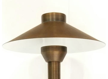 Brass Mushroom Light Low Voltage Landscape Light, Led