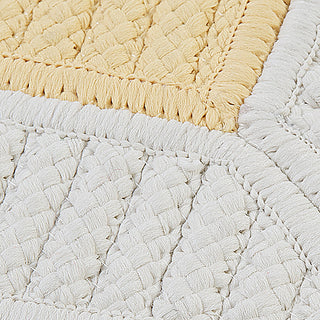Colonial Mills Rope Walk CB90 Yellow Indoor/Outdoor Area Rug, Rectangular 3'x5'