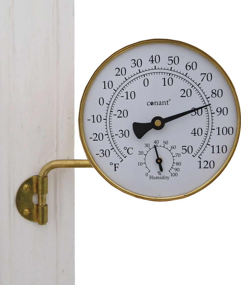 Vermont Weather Station, Living Finish Brass