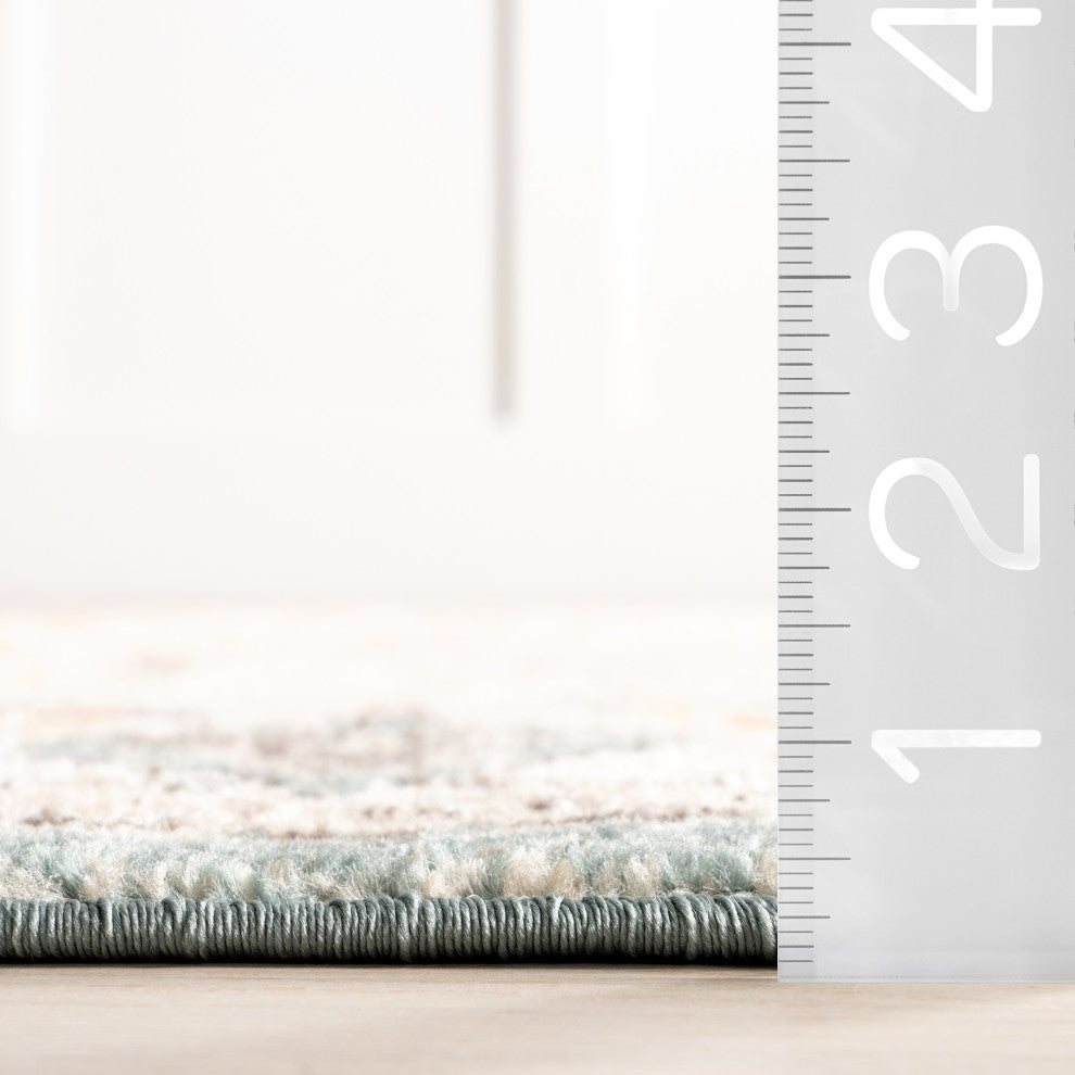 Nuloom Lenore Vintage-Style Area Rug, Beige 5'3"x7'7"