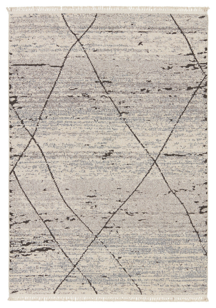 Jaipur Living Imani Trellis Gray/ White Area Rug 8'X10'