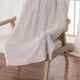 Woven Honeycomb Throw, Pink