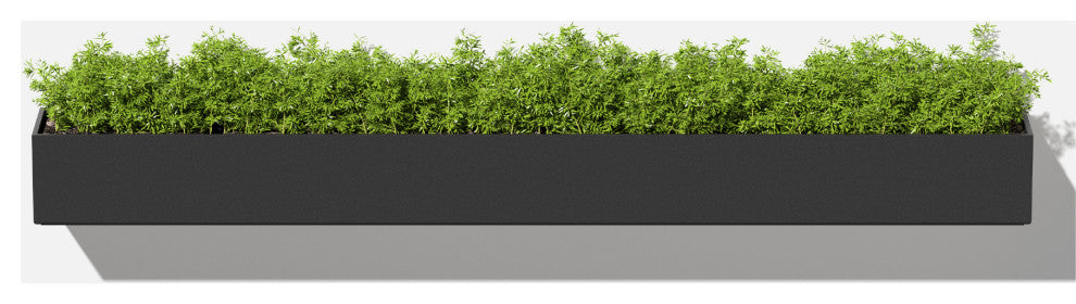 Veadek Geo Series Hanging Planter, Black, 32", 1 Pack